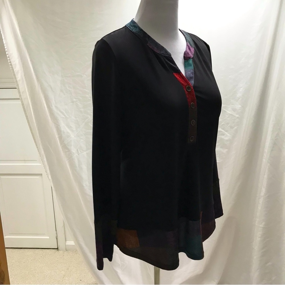 Long sleeve black tunic from Michael Tyler size L